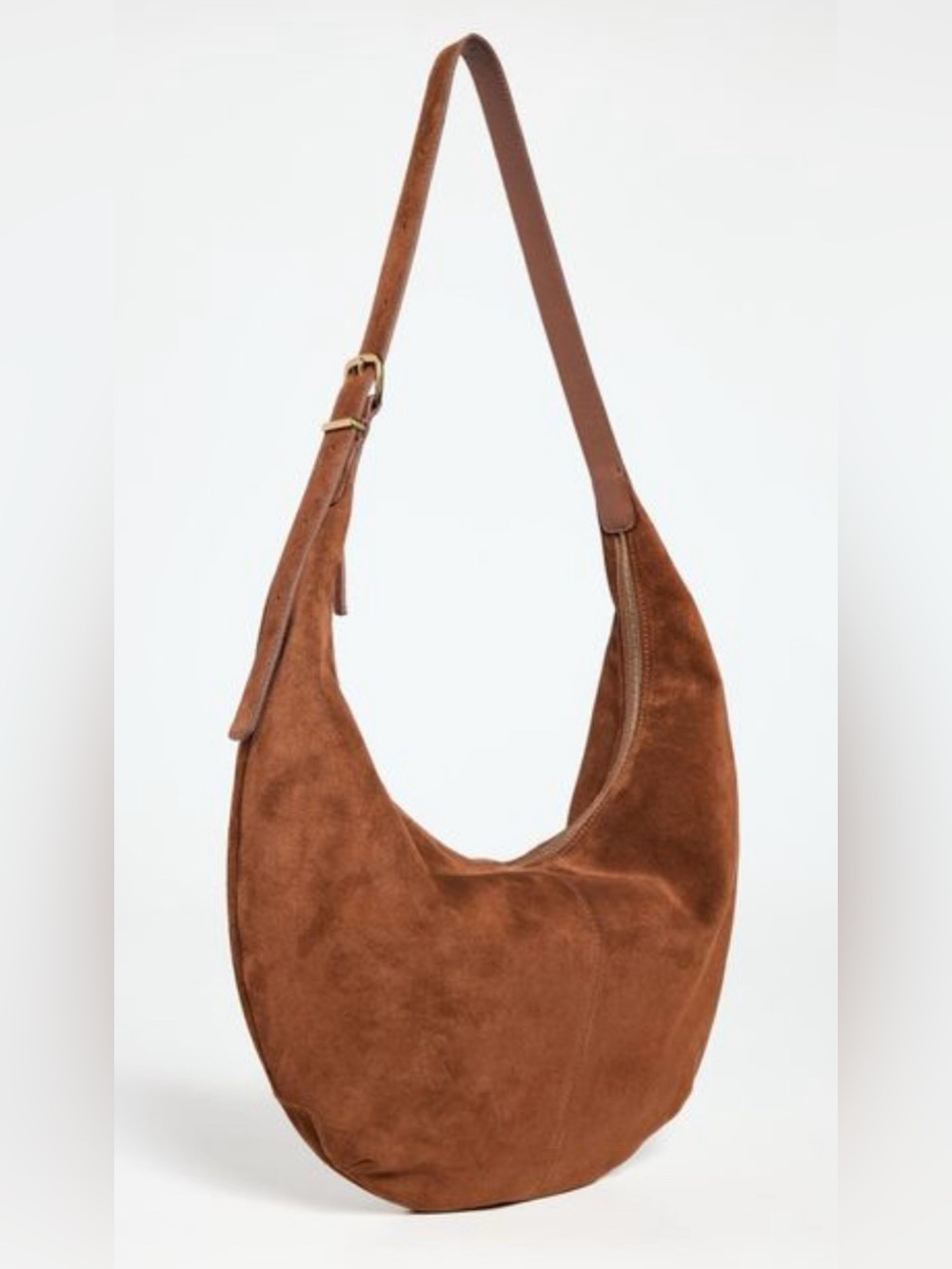 Madewell  Suede Essentials Slouch Hobo Bag NEW - Picture 2 of 16